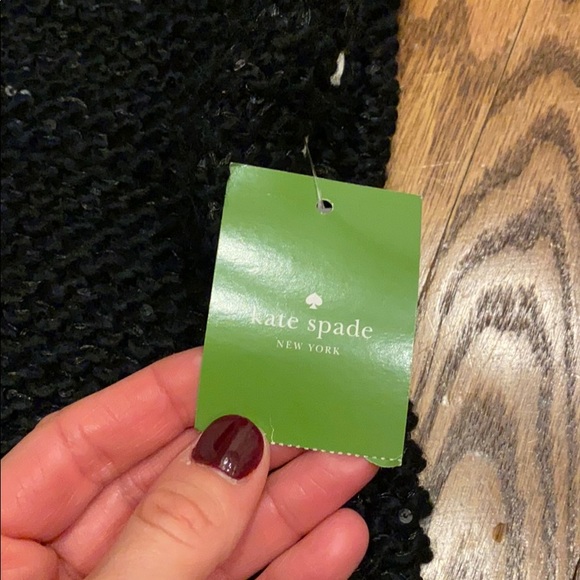 Kate Spade Knit Neckwarmer Black Scarf - Picture 4 of 5